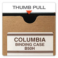 Office Jansan | Globe-Weis B50H 11 in. x 8.5 in. 3.13 in. Capacity 2 Rings COLUMBIA Recycled Binding Cases - Kraft image number 1
