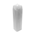  | Pactiv Corp. Y6S324C EarthChoice 4-Compartment 32 oz. 6.13 in. x 6.13 in. x 2.61 in. Plastic Square Recycled Bowl - Clear image number 1