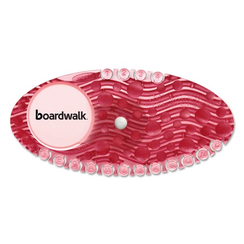 Odor Control | Boardwalk BWKCURVESAPCT Curve Air Freshener - Spiced Apple, Red (60/Carton) image number 0
