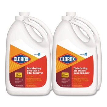 Clorox 128 oz. Disinfecting Bio Stain and Odor Remover (4/Carton)