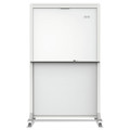  | Quartet ECM4068DT Motion Dual-Track 40 in. x 68 in. Magnetic Mobile Dry-Erase Easel - White image number 1