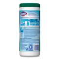 Disinfectants | Clorox 01593 1-Ply Disinfecting Wipes - Fresh Scent, White (35/Canister, 12 Canisters/Carton) image number 4