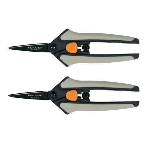 Shears & Pruners | Fiskars 399211-1002 Non-Stick Softgrip Micro-Tip Pruning Snip image number 0