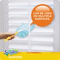 Dusters | Swiffer 99036 2 in. x 6 in. Dust Lock Fiber Refill Dusters - Light Blue (72/Carton) image number 2