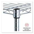 Office Jansan | Alera ALESW583618SR Industrial Wire Shelving 36 in. x 18 in. Extra Wire Shelves - Silver (2-Piece/Carton) image number 4