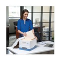 Office Jansan | Bankers Box 0070205 Locking Lid Stor/File Storage Box - Legal, White/Blue (4/Carton) image number 4