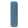 Labor Day Sale! Save $30 off $199! | Rubbermaid Commercial FGQ41000GR00 18.5 in. x 5.5 in. x 0.5 in. Microfiber Wet Mopping Pad - Green (12/Carton) image number 0