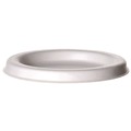 Food Trays, Containers, and Lids | Eco-Products EP-SPCLID2NFA 2 oz Vanguard Sugarcane Portion Cup Lid - White (2500/Carton) image number 0