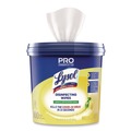 Cleaning & Janitorial Supplies | LYSOL Brand 19200-99856 6 in. x 8 in. 1-Ply Professional Disinfecting Wipe Bucket - Lemon and Lime Blossom White (2/Carton) image number 5