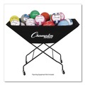 Utility Carts | Champion Sports VCPRO 23 in. x 55 in. x 41 in. Pro Collapsible Volleyball Cart - Black image number 3