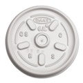 Cutlery | Dart 6JL Vented Plastic Lids For 6 oz. Hot/cold Foam Cups (100/Pack, 10 Packs/Carton) image number 0