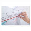  | MasterVision GA0597830 48 in. x 36 in. Magnetic Dry Erase 1-Month Calendar Board - White Surface, Silver Aluminum Frame image number 3