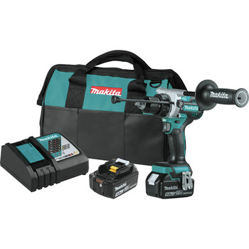 DRILLS | Makita XPH14T 18V LXT Brushless Lithium-Ion 1/2 in. Cordless Hammer Drill Driver Kit (5 Ah)