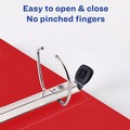 Binders & Binding Supplies | Avery 79170 One Touch EZD Rings 3 Rings 1 in. Capacity 11 in. x 8.5 in. Heavy-Duty DuraHinge View Binder - Red (12/Carton) image number 5