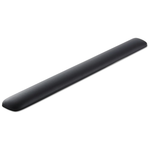 Office Jansan | 3M WR85B 19 in. x 2 in. x 0.75 in. Gel Keyboard Wrist Rest - Solid Black image number 0