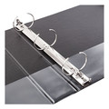 Office Jansan | Avery 03301 1 in. Capacity 11 x 8.5 Economy Non-View Binder with 3 Round Rings - Black image number 2