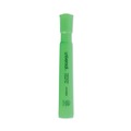 Office Jansan | Universal UNV08862 Chisel Tip Fluorescent Green Ink Green Barrel Desk Highlighters (1 Dozen) image number 5