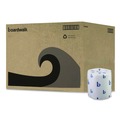 Cleaning & Janitorial Supplies | Boardwalk B6150 2-Ply Septic Safe 156.25 ft. Roll Length Toilet Tissue - White (96/Carton) image number 0