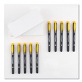 Highlighters | Tombow Mono 56410 Bullet/Chisel Tip Highlighters - Golden Yellow Barrel/Golden Yellow Ink (10/Box) image number 3