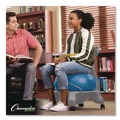Office Chairs | Champion Sports KDCH 12.5 in. Seat Height Kid's Ball Chair Supports Up to 264 lbs. - Blue Seat, Silver Base image number 5