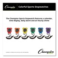 Toys | Champion Sports 910SET Accurate to 1/100 Second Water-Resistant Stopwatch - Assorted Colors (6/Box) image number 9