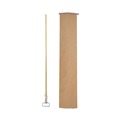 Mops | Boardwalk BWK609 60 in. Spring Grip Metal Head Mop Handle - Natural image number 2