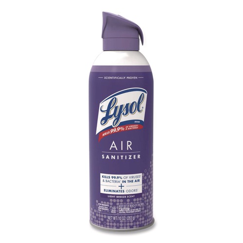 Bulk Savings Pricing 2 | LYSOL Brand 19200-99394 Air Sanitizer Spray, Light Breeze, 10 oz Aerosol Spray image number 0