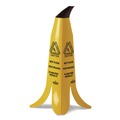 Office Jansan | Impact B1001 11 x 11.15 x 23.25 Banana Wet Floor Cones - Yellow/Brown/Black image number 0