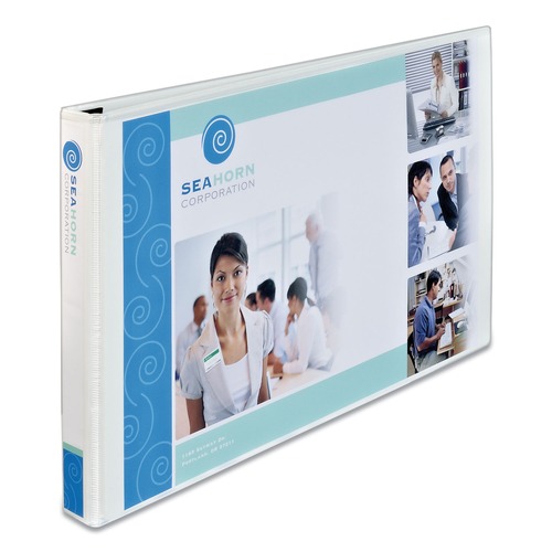 Office Jansan | Avery 72127 11 in. x 17 in. 3 Rings 3 in. Capacity Heavy-Duty View Binders - White image number 0