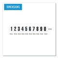 Office Presentation Supplies | MasterVision KT2020 0.75 in. Numbers Interchangeable Magnetic Board Accessories - Black image number 3