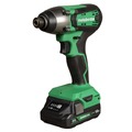 Combo Kits | Metabo HPT KC18DFXM 18V MultiVolt Brushed Lithium-Ion 1/2 in. Cordless Hammer Drill and 1/4 in. Impact Driver Combo Kit (2 Ah) image number 2
