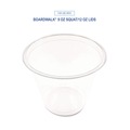 Food Service | Boardwalk BWKPET9SPK 9 oz. Plastic PET Cups - Clear (50/Pack) image number 5