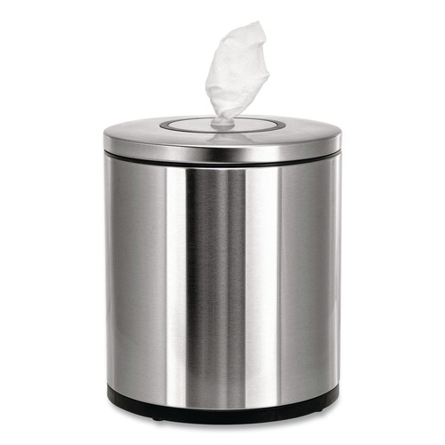 Paper & Dispensers | Gritt Commercial GRI510T Stainless Steel Tabletop Wipes Dispenser, 10 x 10 x 11.75, Brushed Stainless Steel image number 0