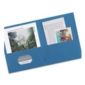 Office Jansan | Avery 47986 40 Sheet Capacity 11 in. x 8.5 in. Two-Pocket Folder - Light Blue (25/Box) image number 2
