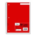 Bulk Savings Pricing 2 | Mead 05514 (100) 10.5 in. x 7.5 in. Sheets 1-Subject Wide/Legal Rule Spiral Notebook - Randomly Assorted Cover Color image number 0