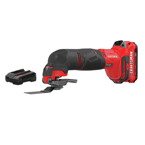 Oscillating Tools | Factory Reconditioned Craftsman CMCE500D1R 20V Variable Speed Lithium-Ion Cordless Oscillating Tool Kit (2 Ah) image number 0