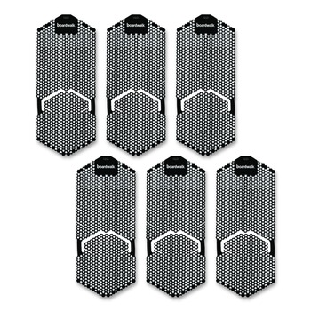 Boardwalk 5.22 oz Vertical Urinal Screen - Midnight Coast Scent/Black (6/Carton)