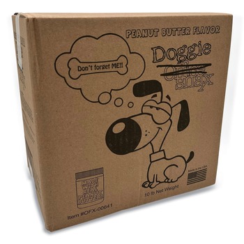 Office Snax OFX00641 10 lbs. Box Doggie Biscuits - Peanut Butter