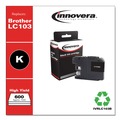 New Year New Savings! Save $25 off $150 | Innovera IVRLC103B Remanufactured Black High-Yield Ink Replacement for LC103BK 600 Page-Yield image number 1