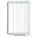 White Boards | MasterVision GA02109830 24 in. x 36 in. In-Out Magnetic Dry Erase Board - Silver Frame image number 0