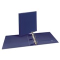  | Avery 17024 1.5 in. Capacity 11 in. x 8.5 in. 3 Ring Durable View Binder with DuraHinge and Slant Rings - Blue image number 2