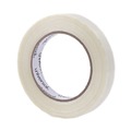Office Jansan | Universal UNV30018 3 in. Core 18 mm. x 54.8 m. #120 Utility Grade Filament Tape - Clear (1-Roll) image number 1