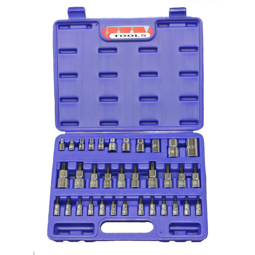 Socket Sets | VIM Tool TMS34PF 34-Piece Torx Master Impact Driver/Socket Set image number 0