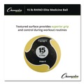 Toys | Champion Sports PRM15 Rhino Elite 15 lbs. Medicine Ball - Yellow image number 2