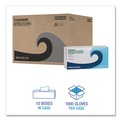 Disposable Gloves | Boardwalk 382LCTA 5 mil Disposable Examination Nitrile Gloves - Large, Blue (1000/Carton) image number 4