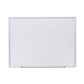 Office & Office Supplies | Universal UNV44636 Deluxe 48 in. x 36 in. Melamine Dry Erase Board - White/Silver image number 0