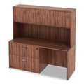  | Alera ALEVA256624WA Valencia Series 65 in. x 23.63 in. x 29.5 in. Credenza Shell - Modern Walnut image number 9