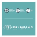Cleaning & Janitorial Supplies | Papernet 410051 3.3 in. x 750 ft. 1-Ply HyTech Seas Septic Safe Mini JRT - White (6/Carton) image number 3