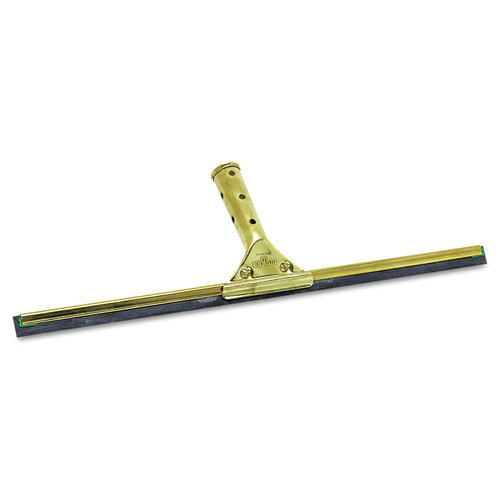 Cleaning & Janitorial Supplies | Unger GS450 Golden Clip 18 in. Wide Blade 4.5 in. Handle Brass Squeegees image number 0