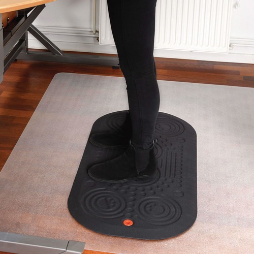 Cleaning & Janitorial Supplies | Floortex FCA32039XBM AFS-TEX 3000X 20 in. x 39 in. Anti-Fatigue Mat - Midnight Black image number 0